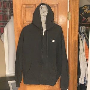 Champion Zip-up Hoodie - Large